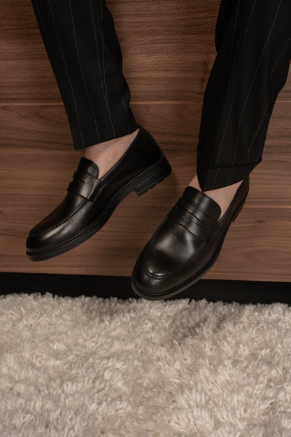 BLACK LINED DOBETTI SUIT