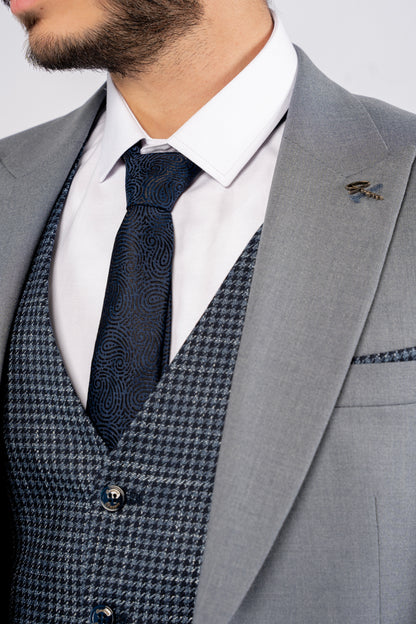 BLUE DENIM SINGLE BREASTED SUIT