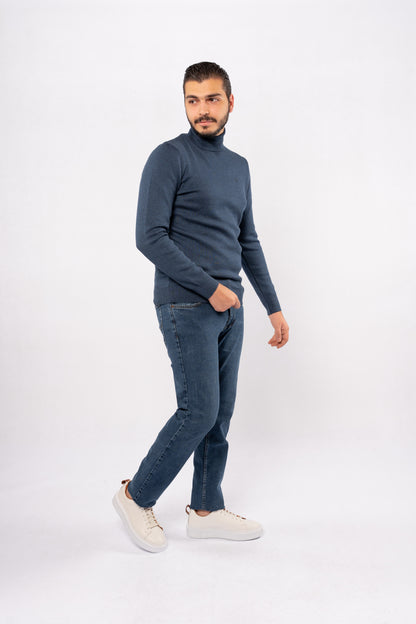 INDEGO TURTLENECK SWEATER