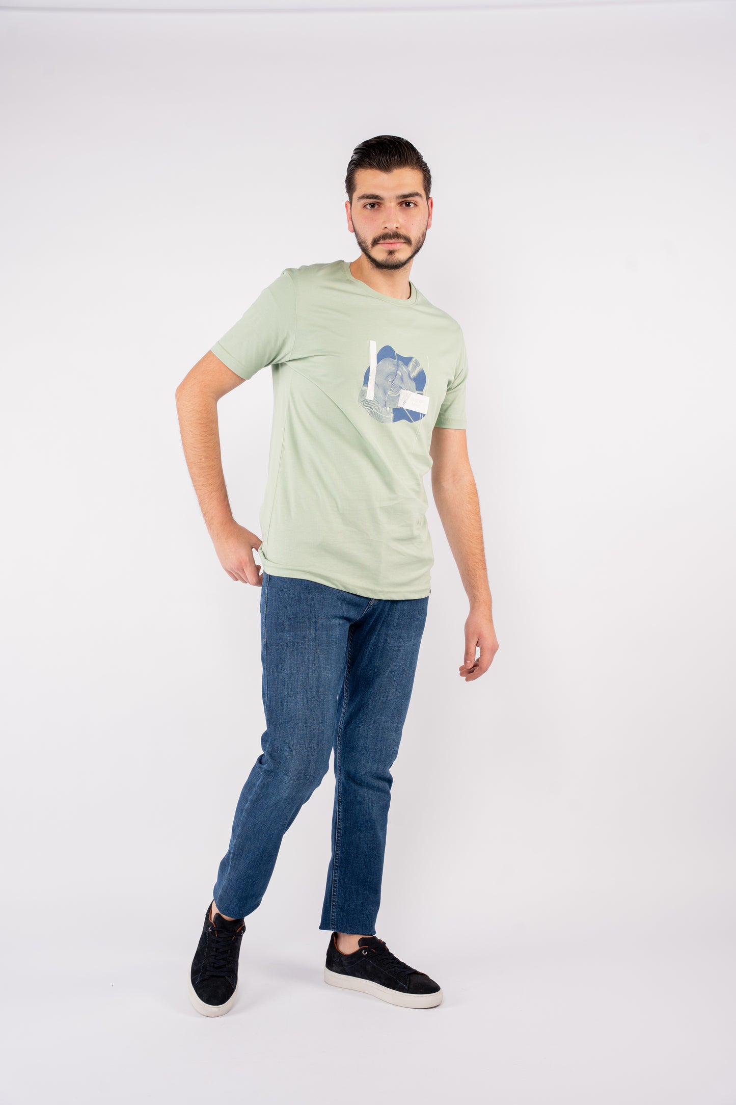 MINT PATTERNED TSHIRT