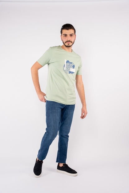 MINT PATTERNED TSHIRT