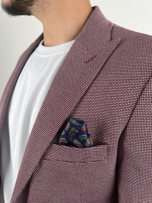 BURGUNDY BLAZER