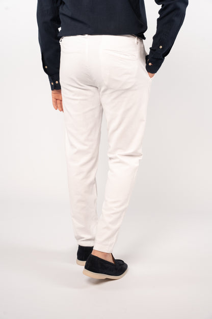 WHITE RELAXED TROUSERS