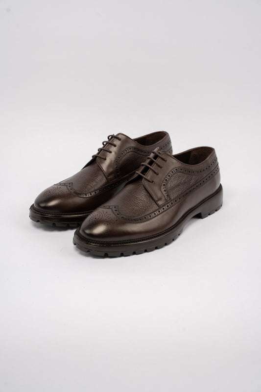 BROWN BROGUE SHOE