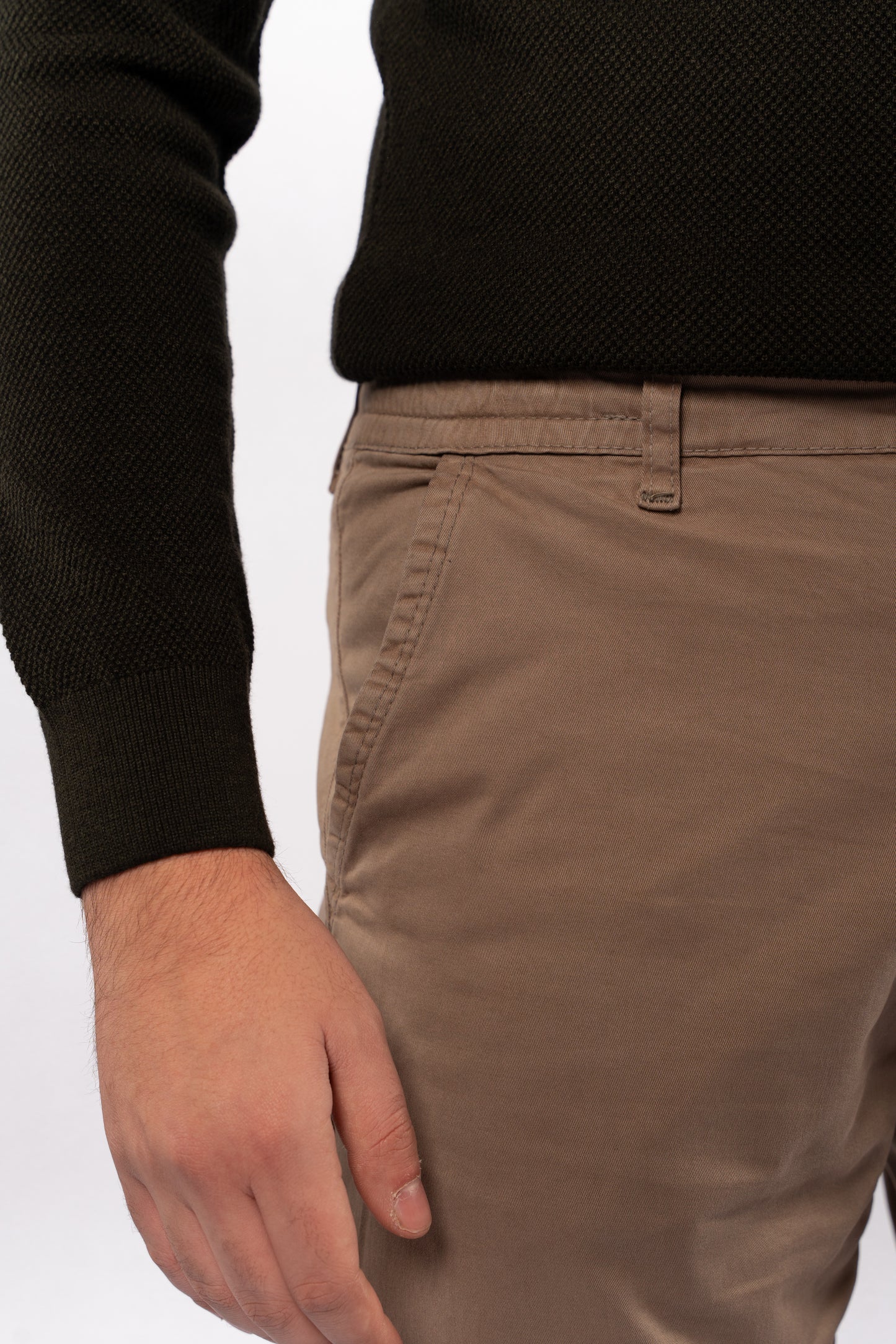 DARK BEIGE CASUAL CHINO PANT