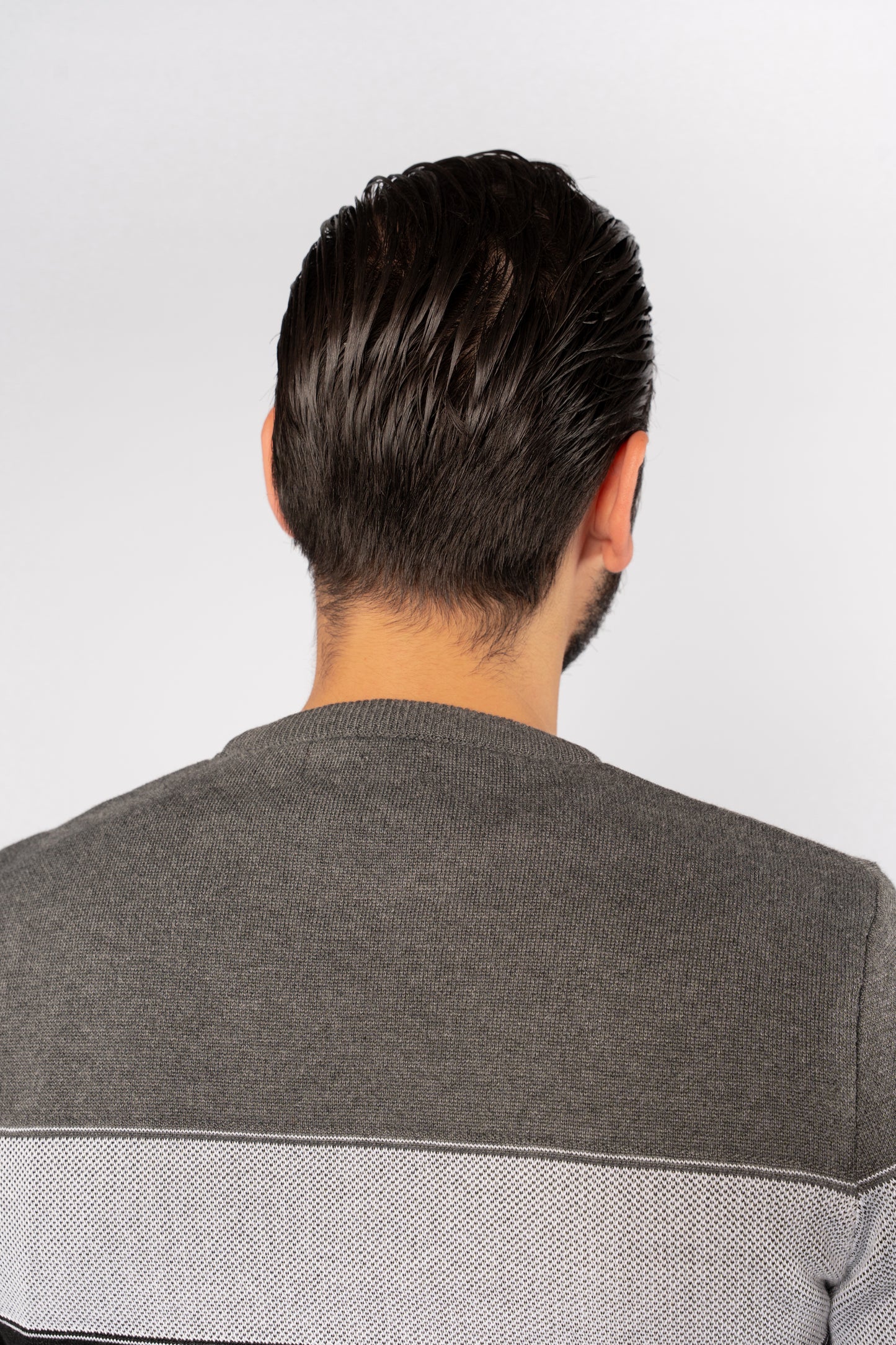 BLACK TRIO COLOR SWEATER