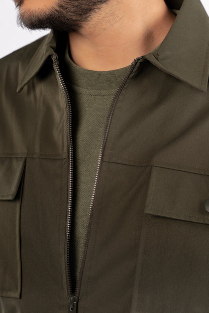 OLIVE FIELD JACKET