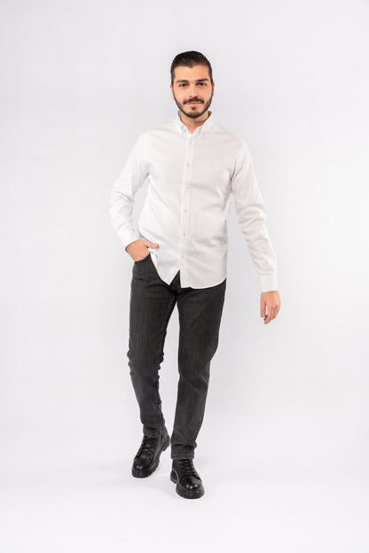 WHITE RELAXED SHIRT
