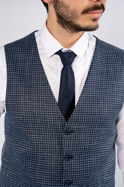 BLUE DENIM SINGLE BREASTED SUIT