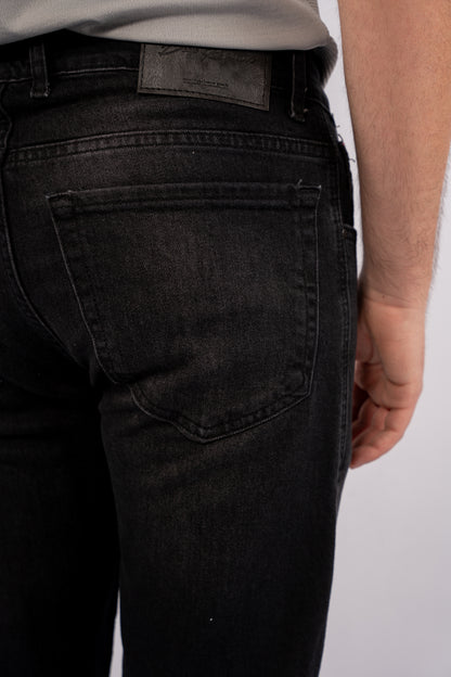 DARK GREY SLIM FIT DENIM