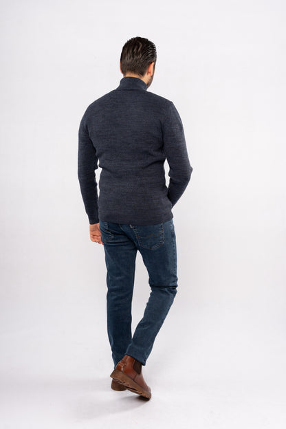 INDEGO LINED TURTLENECK