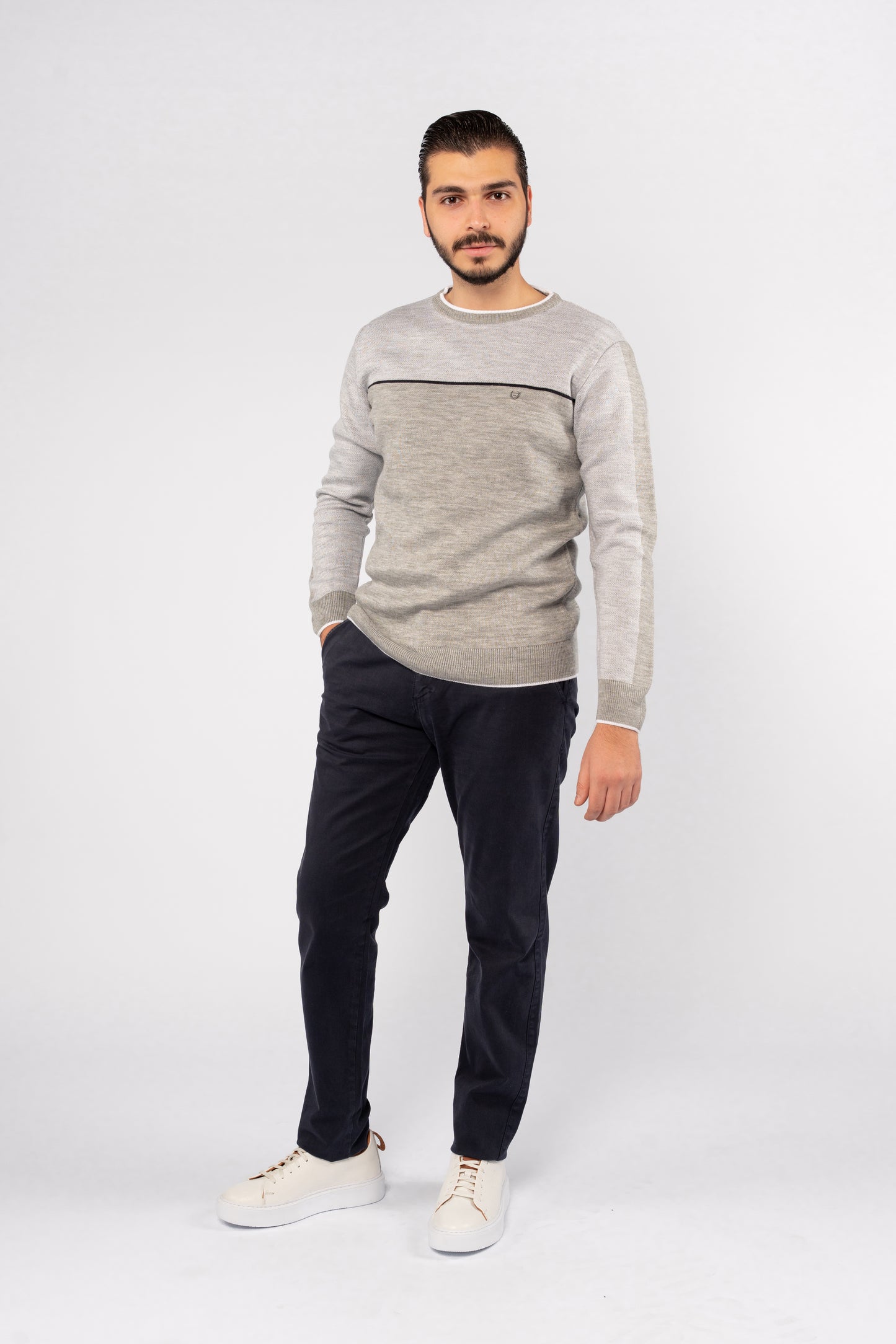 GREY TIMELESS SWEATER