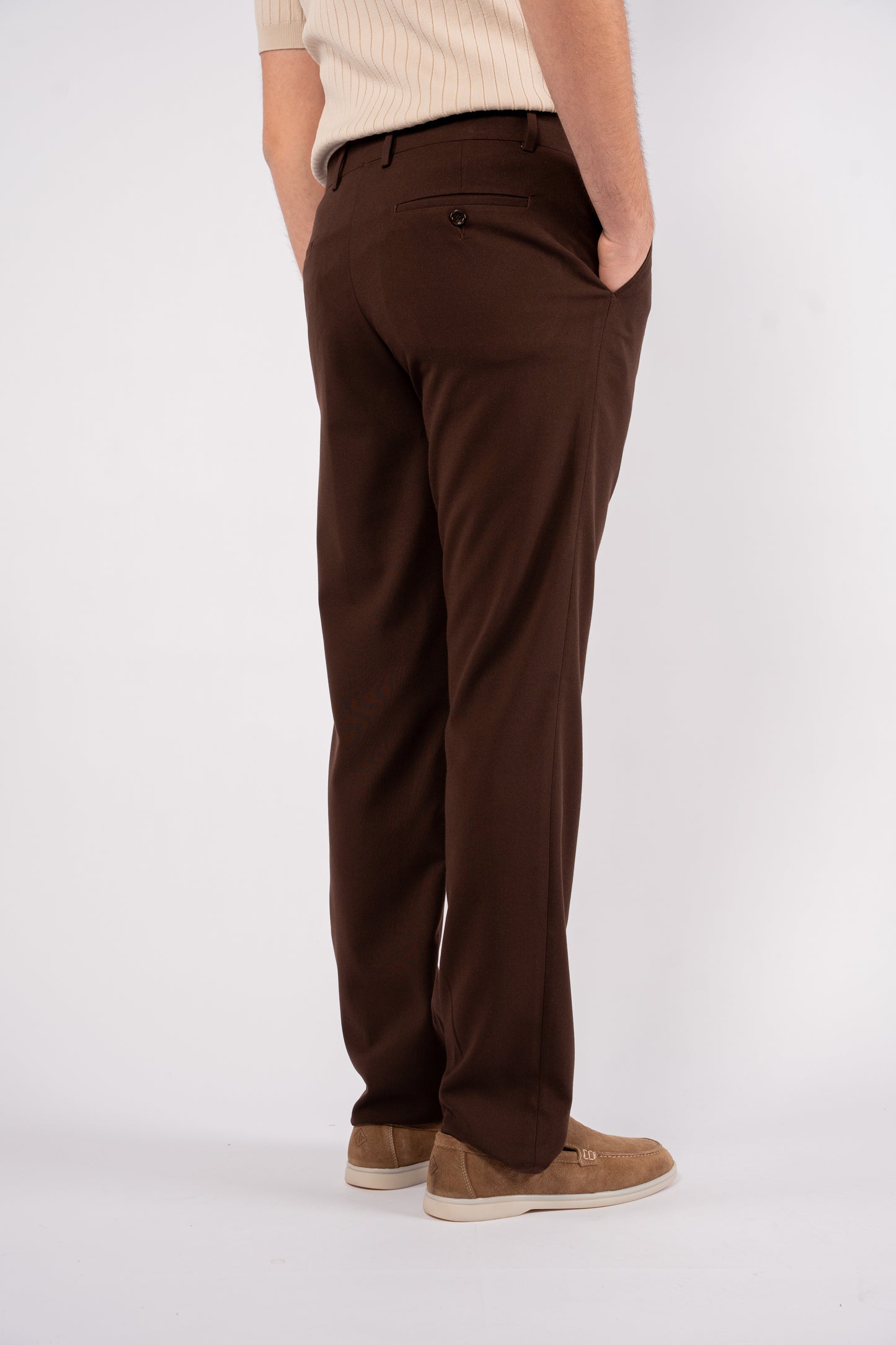 BROWN CLASSIC TROUSERS