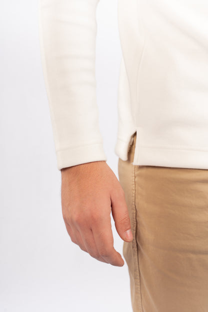 WHITE CASUAL SWEATER