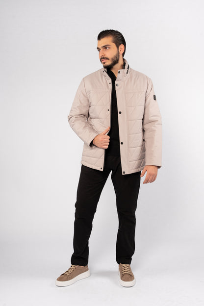 BEIGE PARKA JACKET