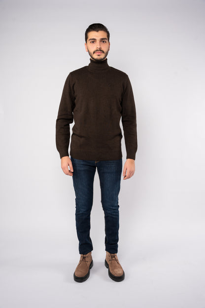 BROWN TURTLENECK