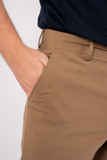 DARK BEIGE CLASSIC TROUSERS