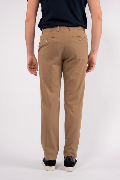 DARK BEIGE CLASSIC TROUSERS