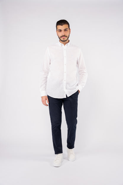 WHITE PREMIUM LINEN SHIRT