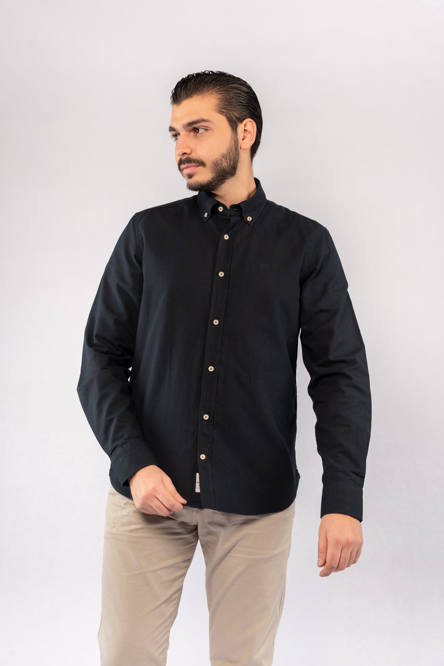 NAVY TIMELESS OXFORD SHIRT