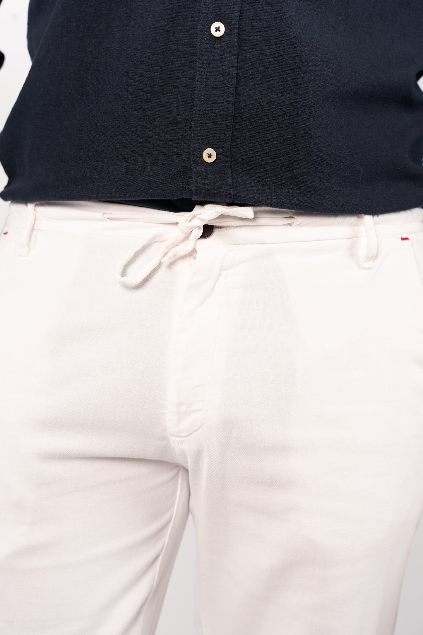 WHITE RELAXED TROUSERS