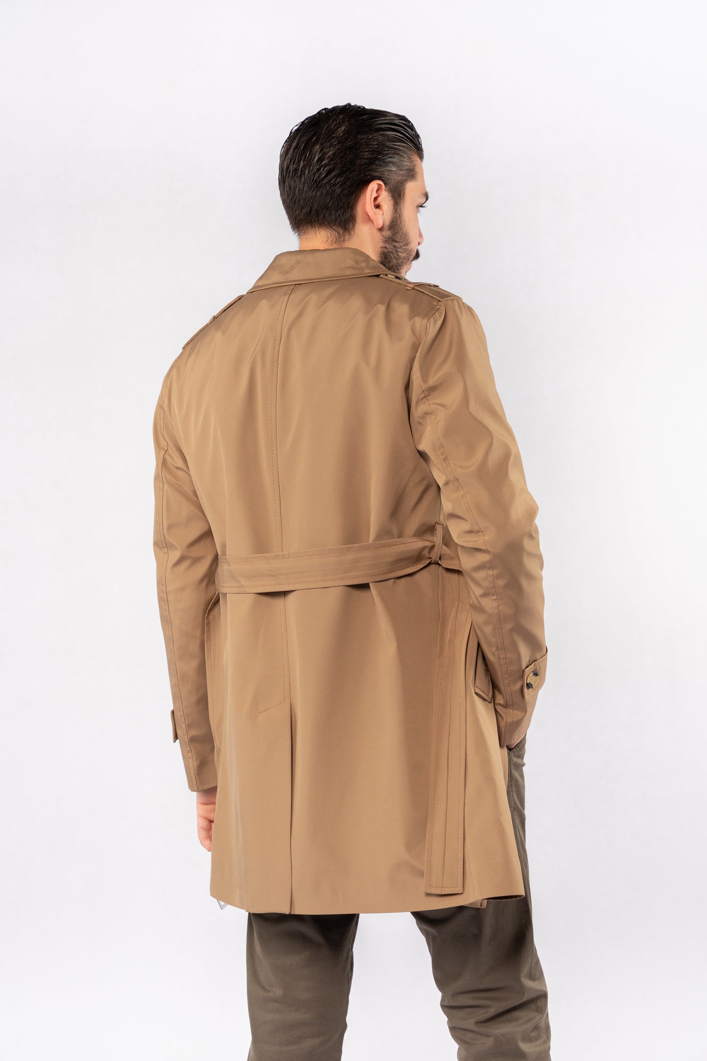 BEIGE ELEGANCE TRENCH COAT