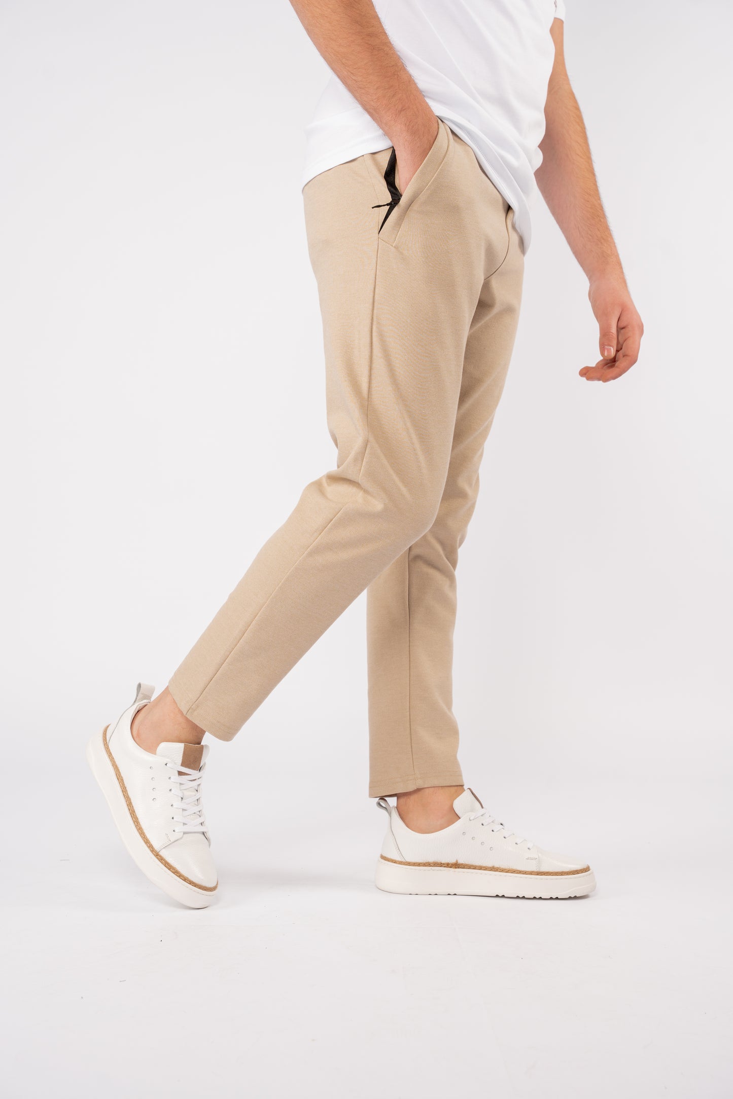 BEIGE SLIMFIT SWEATPANT