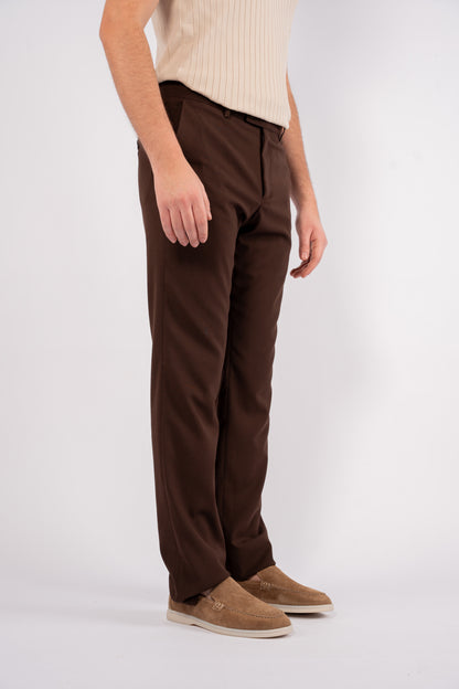 BROWN CLASSIC TROUSERS