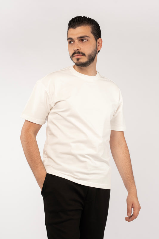 WHITE THICK TSHIRT