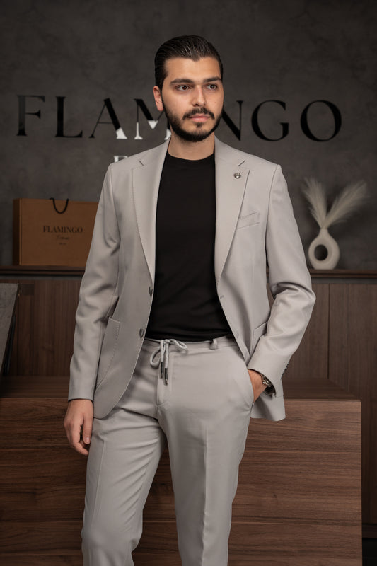GREY TRAVEL SUIT