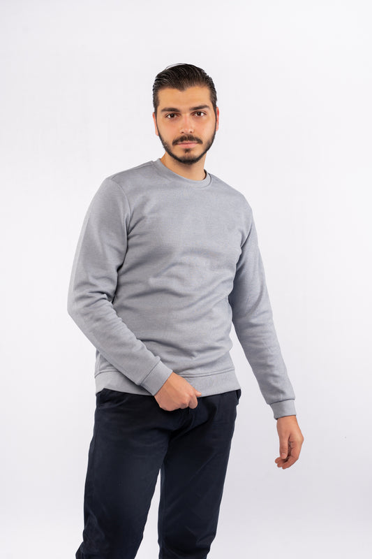 BLUE ELEGANCE PIQUET SWEATER