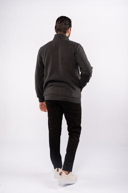 BLACK SELANIK ZIPPER JACKET