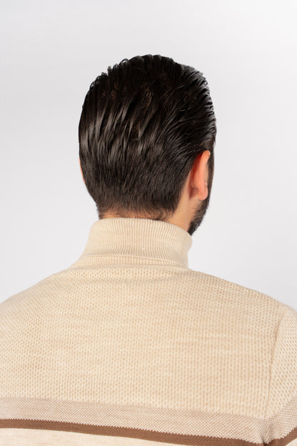 BEIGE CASUAL TURLENECK
