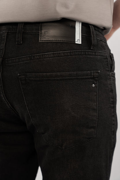 DARK GREY REGULAR DENIM