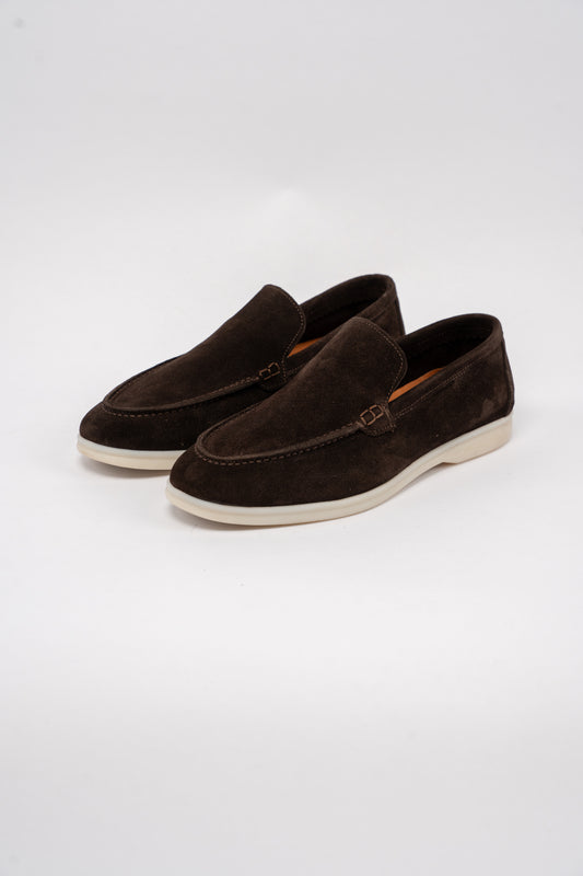 BROWN SUEDE LOAFER