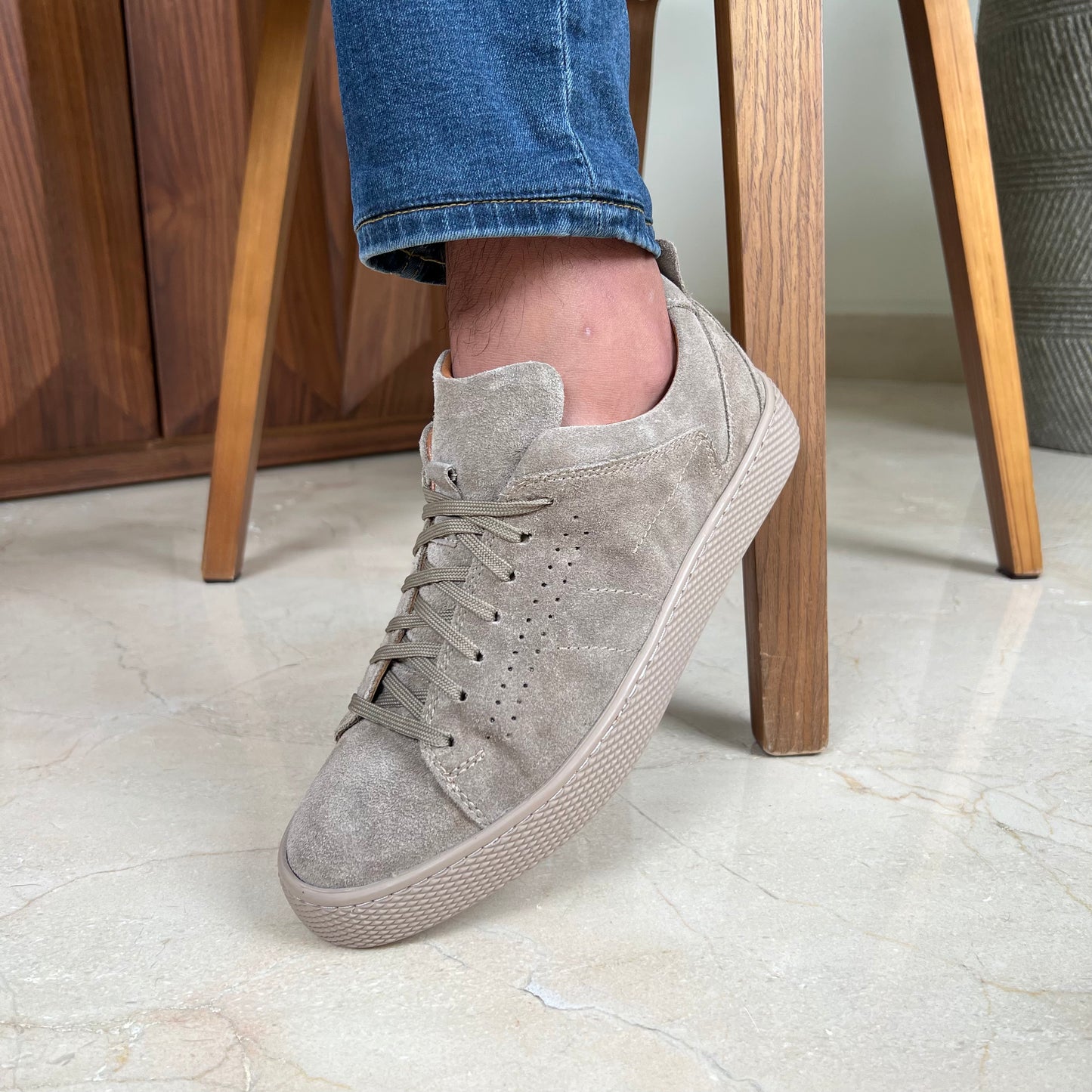 FULL BEIGE SUEDE