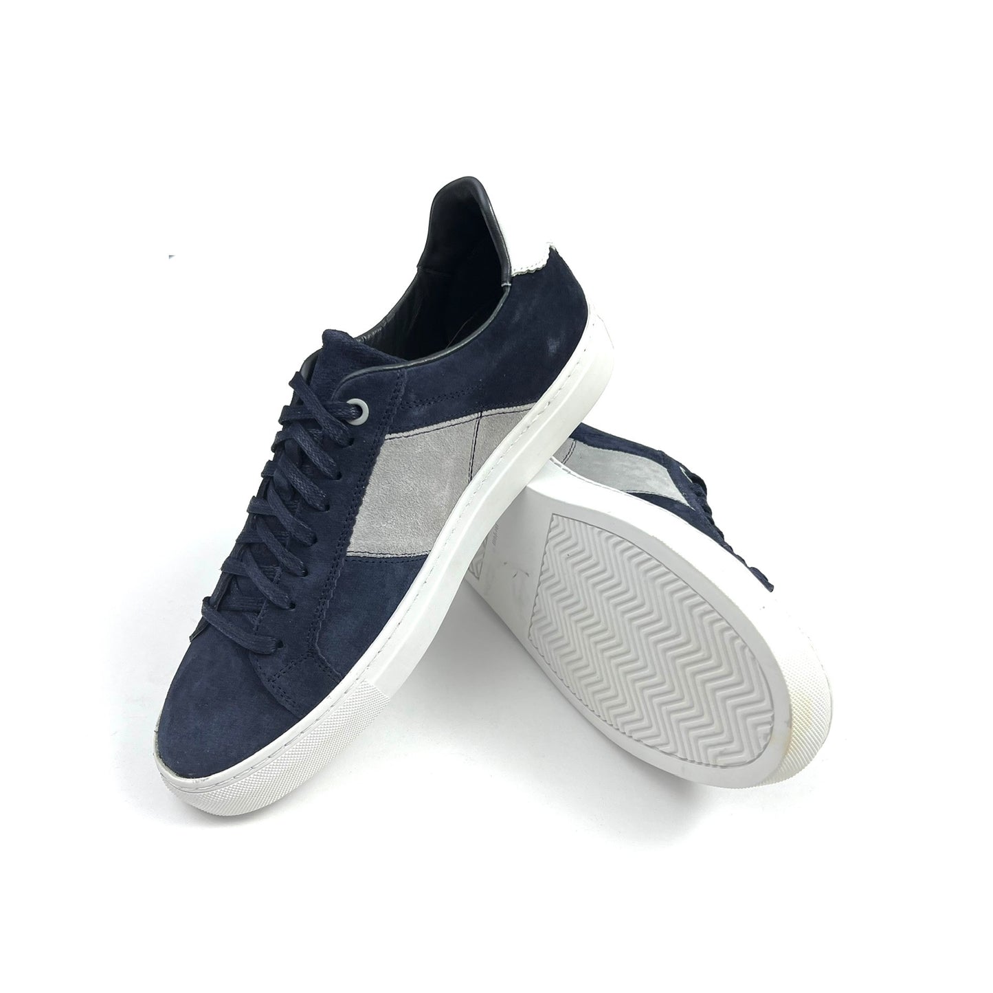 NAVY SUEDE MIXED