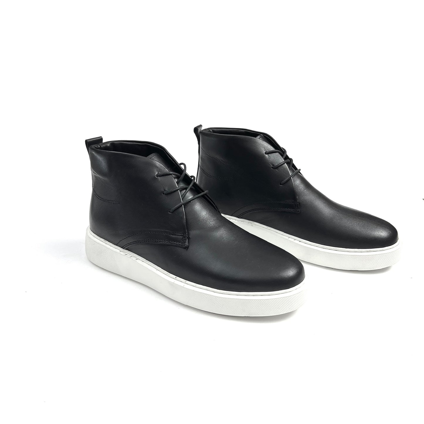 Black Clarks Leather Boots